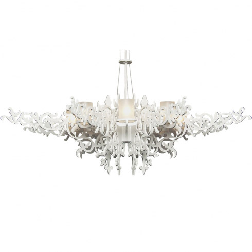 Подвесной светильник Mansion Chandelier Подвесной светильник Mansion Chandelier<br><br>Высота, см: 150<br>Диаметр: 130<br>Мощность ламп: 40<br>Тип лампочки: E14<br>Количество ламп: 8<br>Абажур: Полистоун