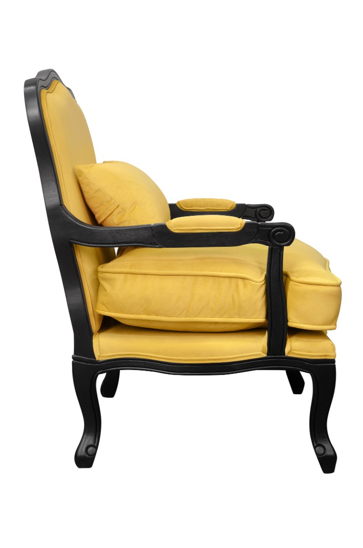 заказать Мягкое кресло ретро Nitro Yellow V3