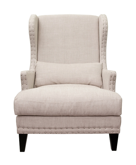 Мягкое полукресло с подлокотниками Agon Beige в Москве Мягкое полукресло с подлокотниками Agon Beige