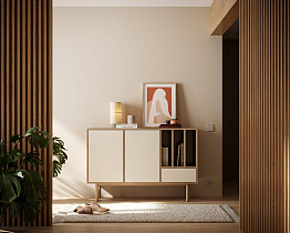 Комод с двумя дверками и ящиком "Alice" арт ALC02