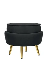 красивые Пуф Pearl Adorn Black в интернет-магазине