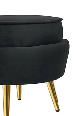 красивые Пуф Pearl Adorn Black в интернет-магазине