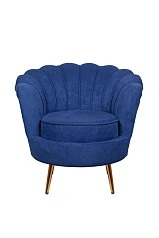 купить стильные Низкое кресло ракушка Pearl синий