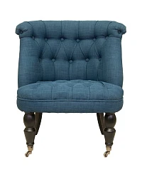 заказать стильные Низкое кресло каминное Aviana Indigo синий