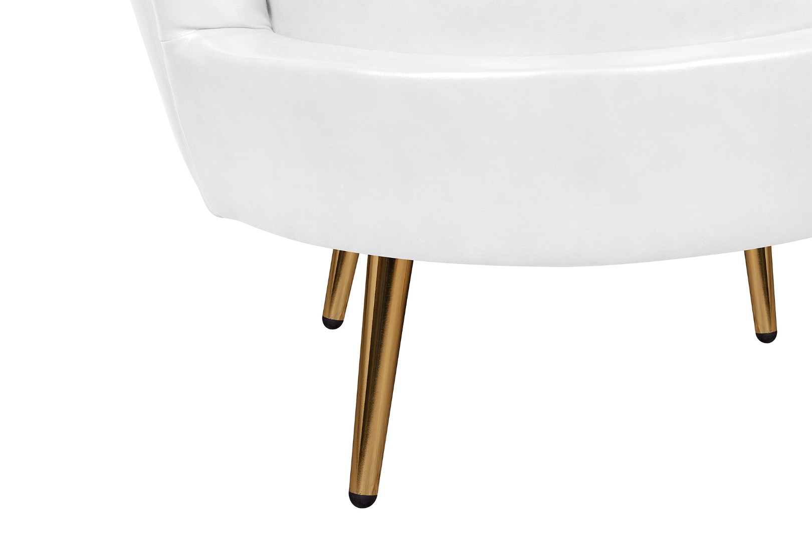 фото Низкое кресло ракушка Pearl White в интерьере