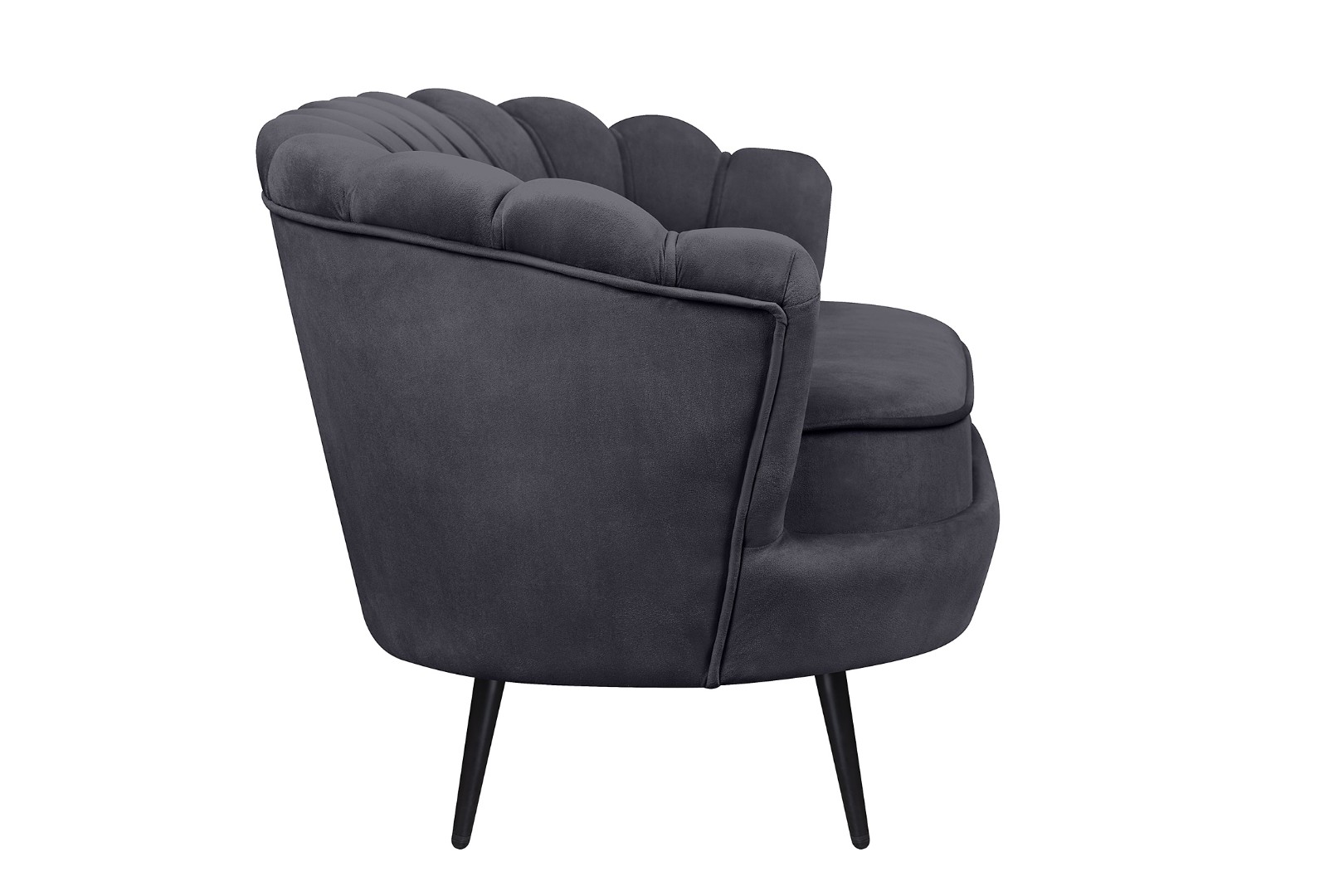 заказать Дизайнерский диван Pearl Double Black на черных ножках в Москве заказать Дизайнерский диван Pearl Double Black на черных ножках