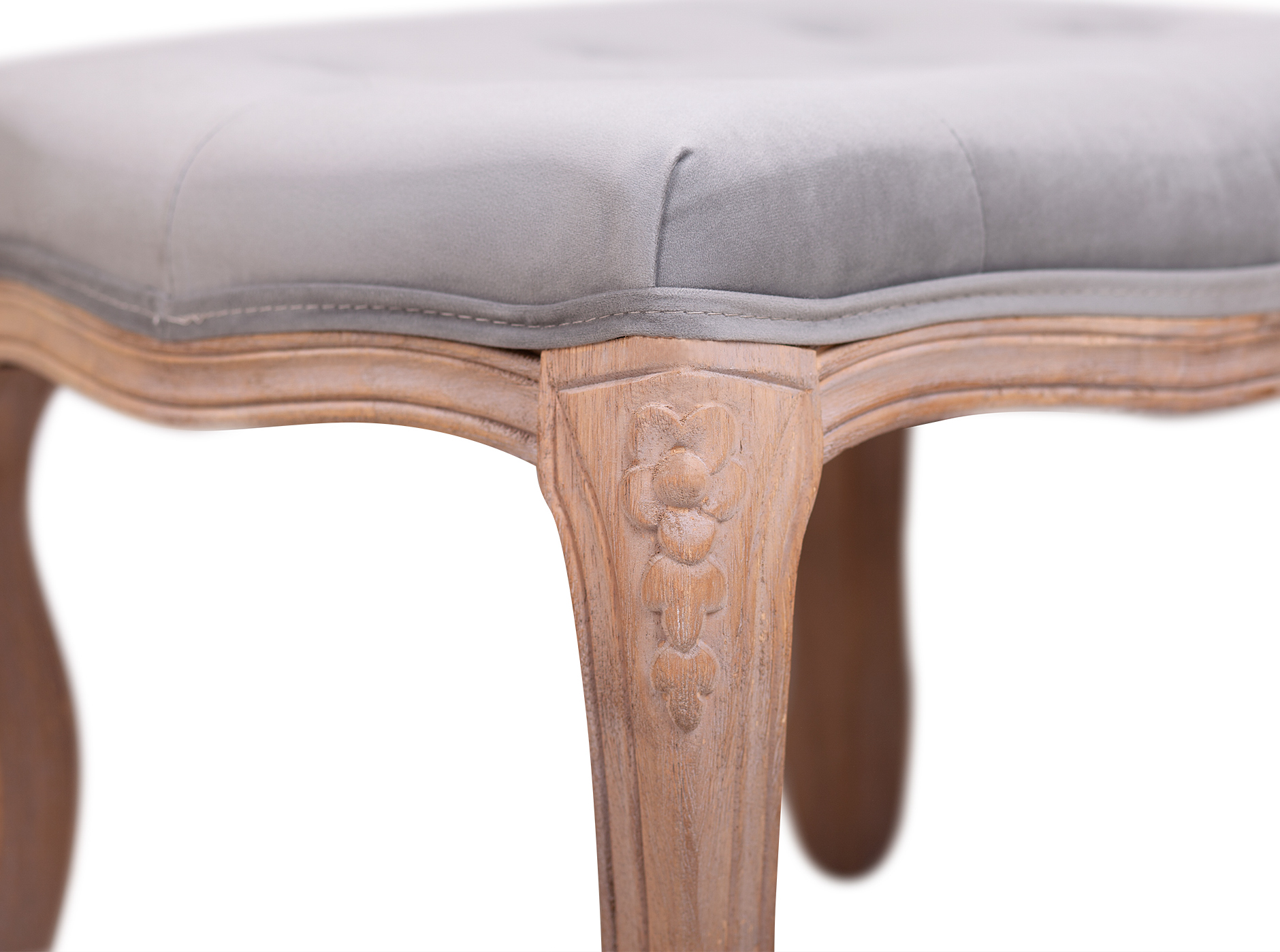 фото Банкетка Kina Velvet Gray