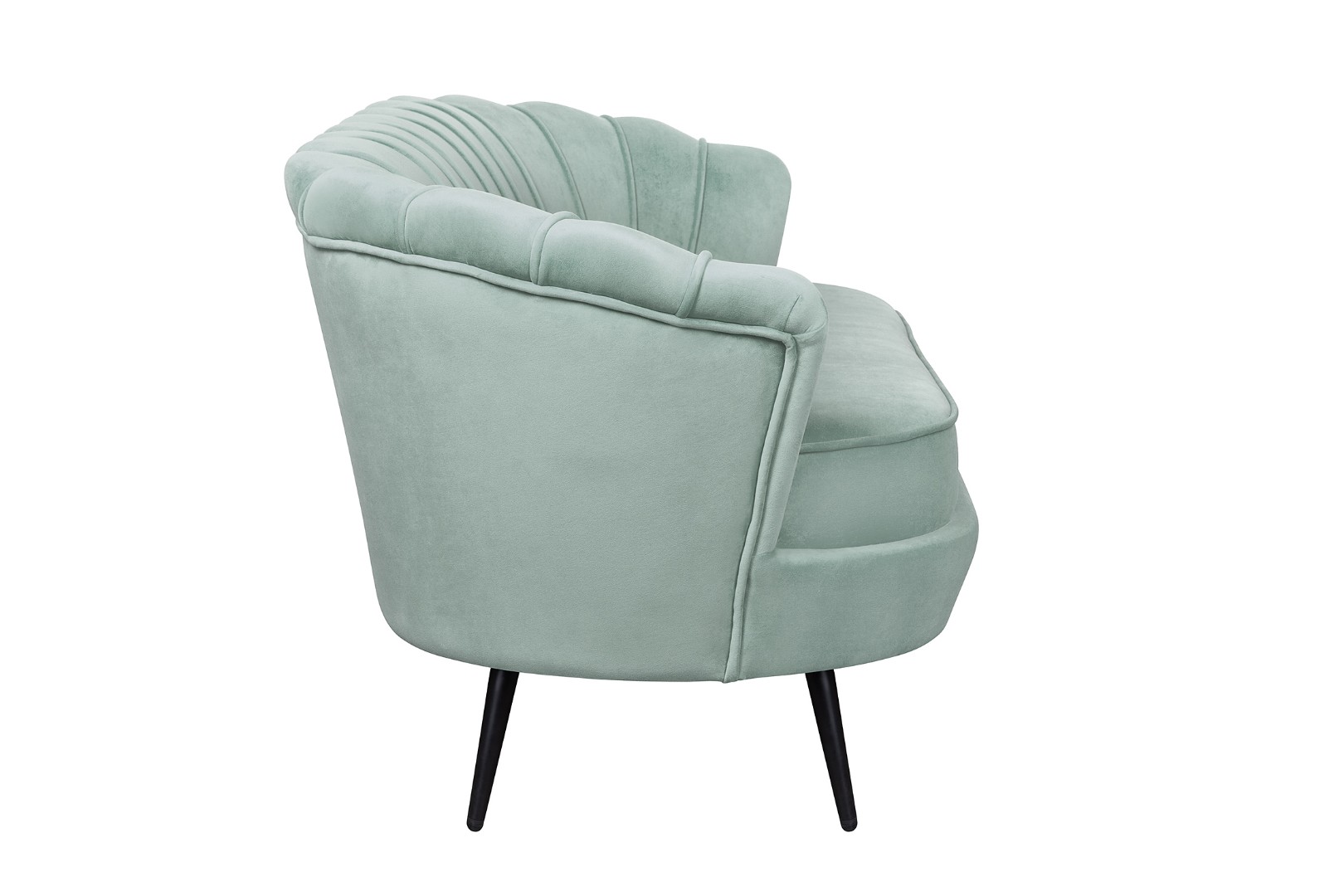 заказать Диван ракушка для гостиниц Pearl Triple Green на черных ножках в Москве заказать Диван ракушка для гостиниц Pearl Triple Green на черных ножках