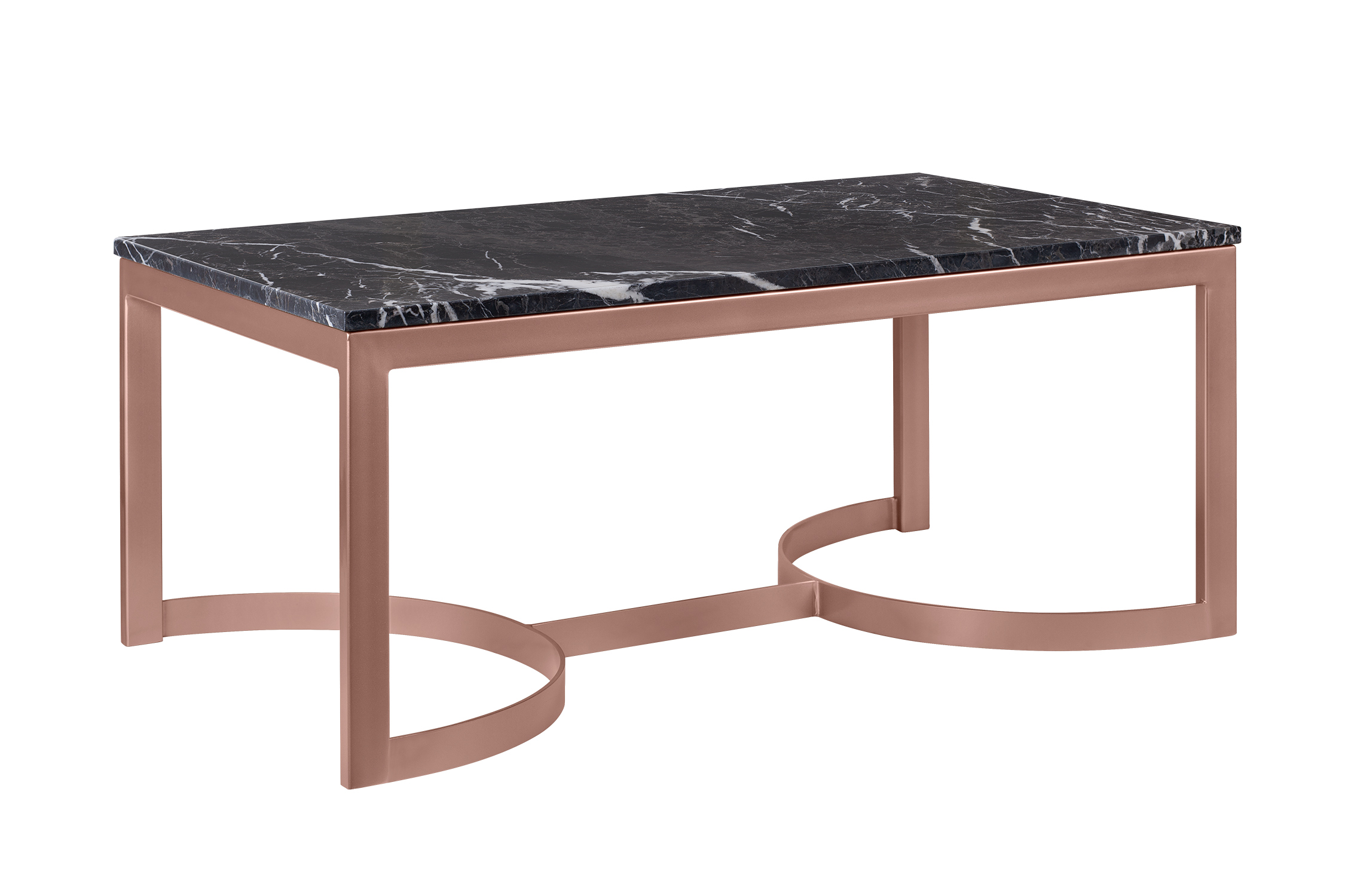 купить Журнальный столик прямоугольный Aron Marble-Cu