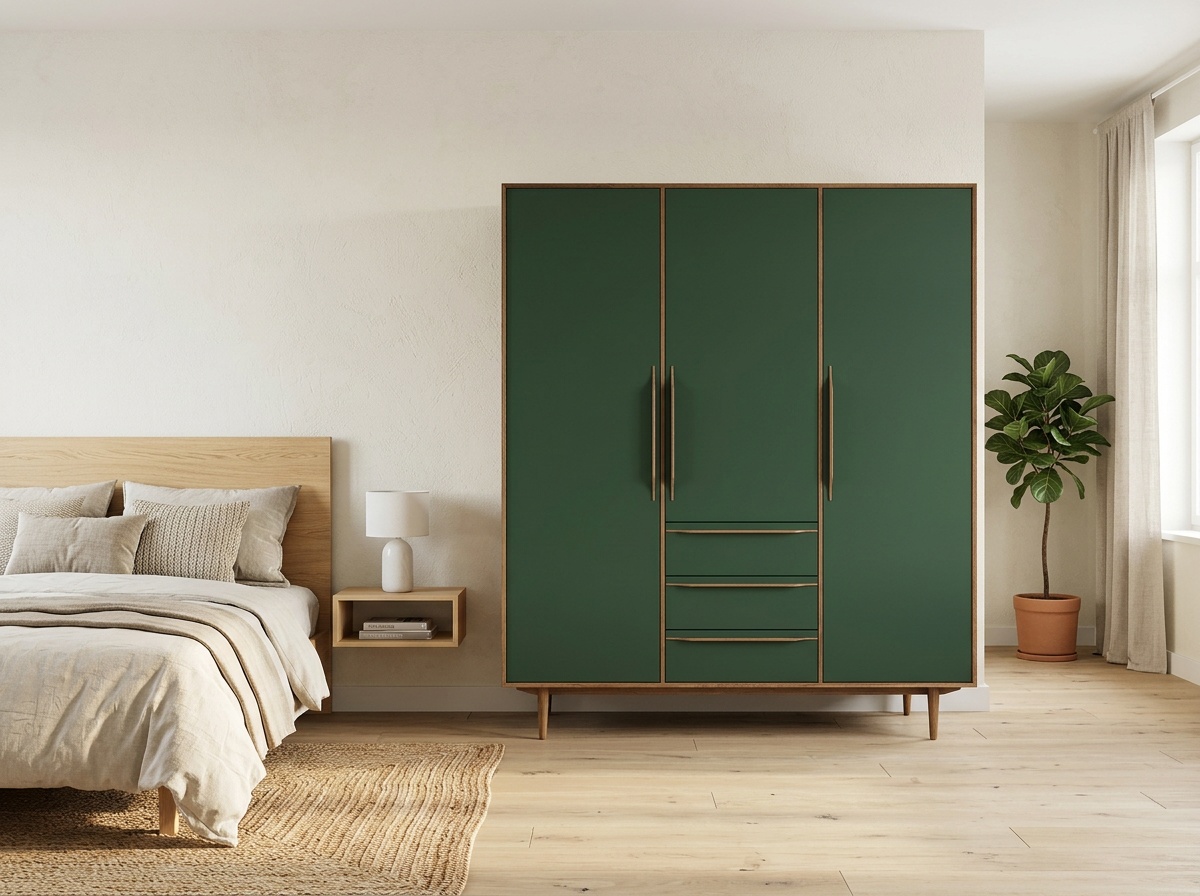 купить Шкаф в скандинавском стиле "Бруни (Bruni)" трехстворчатый арт BR27/3/6002