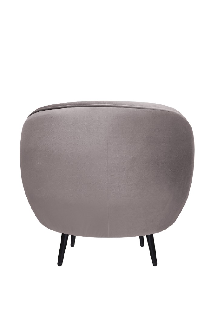 Мягкое кресло Small Benee Grey на черных ножках в интернет-магазине в Москве Мягкое кресло Small Benee Grey на черных ножках в интернет-магазине