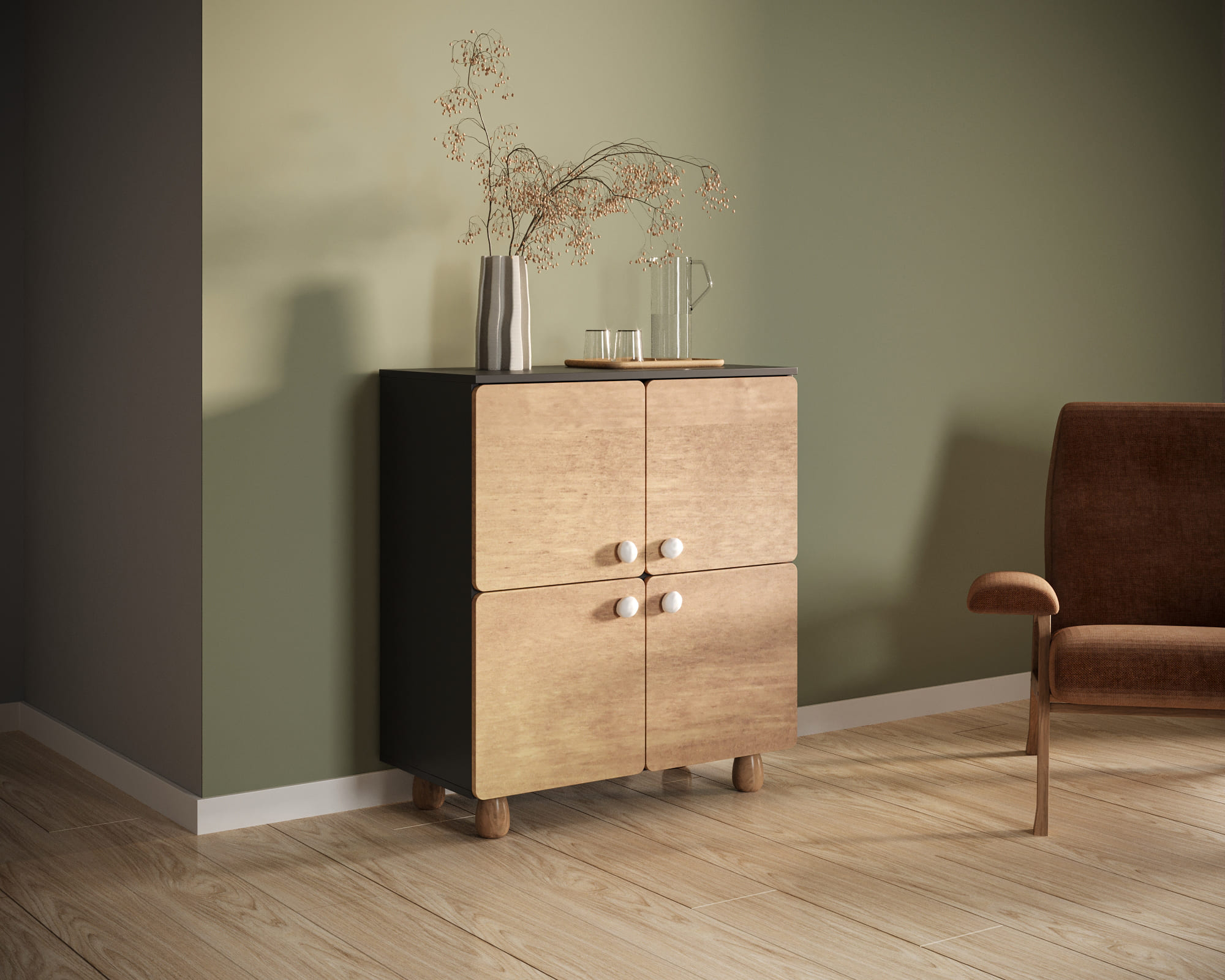 заказать Комод с четырьмя дверками "Split" SP01 в Москве заказать Комод с четырьмя дверками "Split" SP01