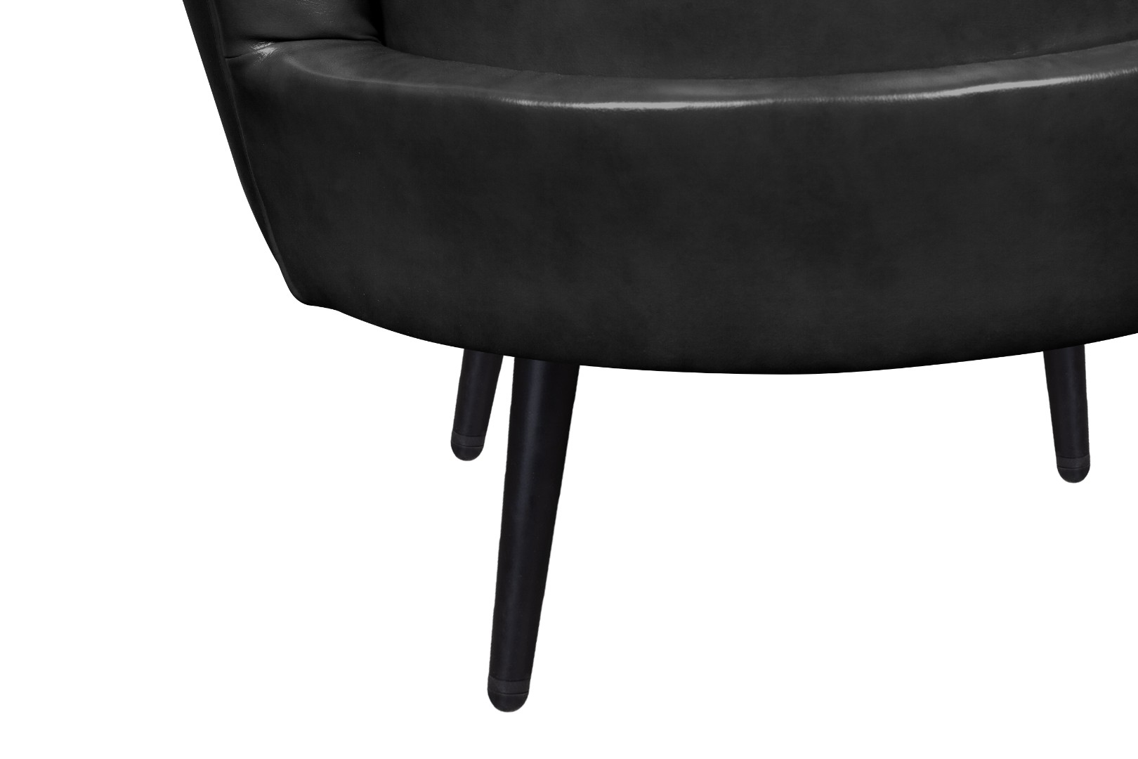 фото Низкое кресло ракушка Pearl Black V2 на черных ножках в интерьере в Москве фото Низкое кресло ракушка Pearl Black V2 на черных ножках в интерьере