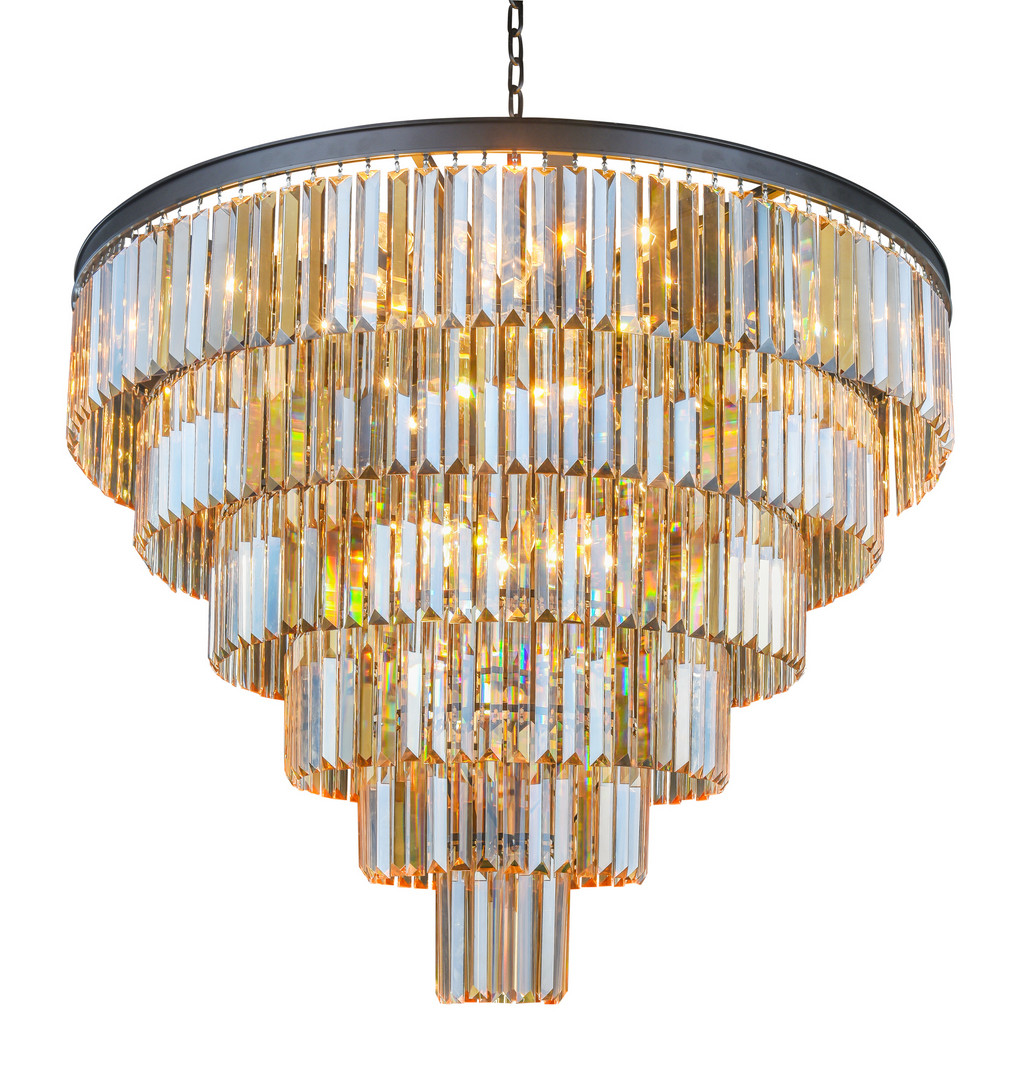 купить Люстра Odeon 6 Rings Amber