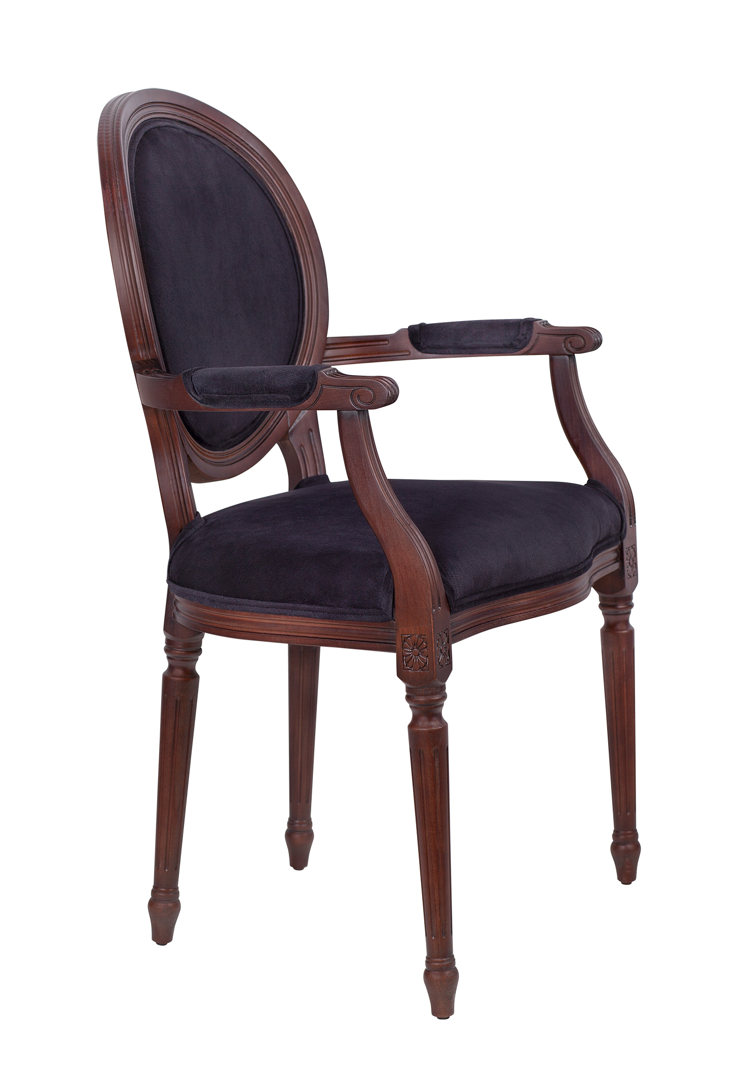 купить Мягкий стул с подлокотниками Delo Kora Arm Black