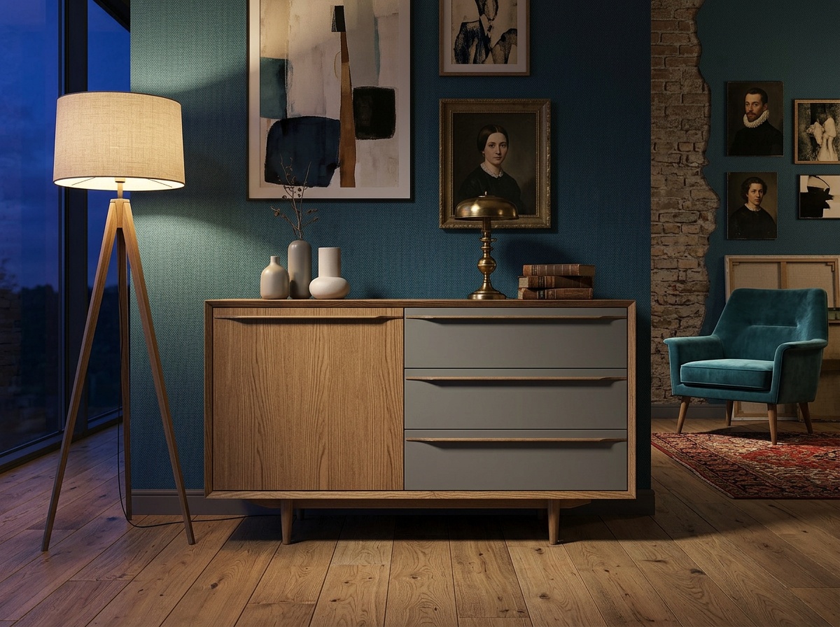 заказать Комод "Бруни (Bruni)" с ящиками и дверкой арт BR-02/7005