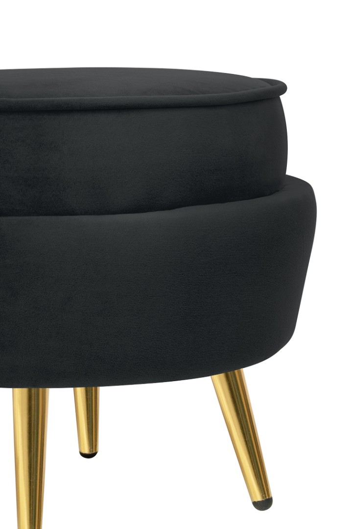 Пуф Pearl Adorn Black в интернет-магазине