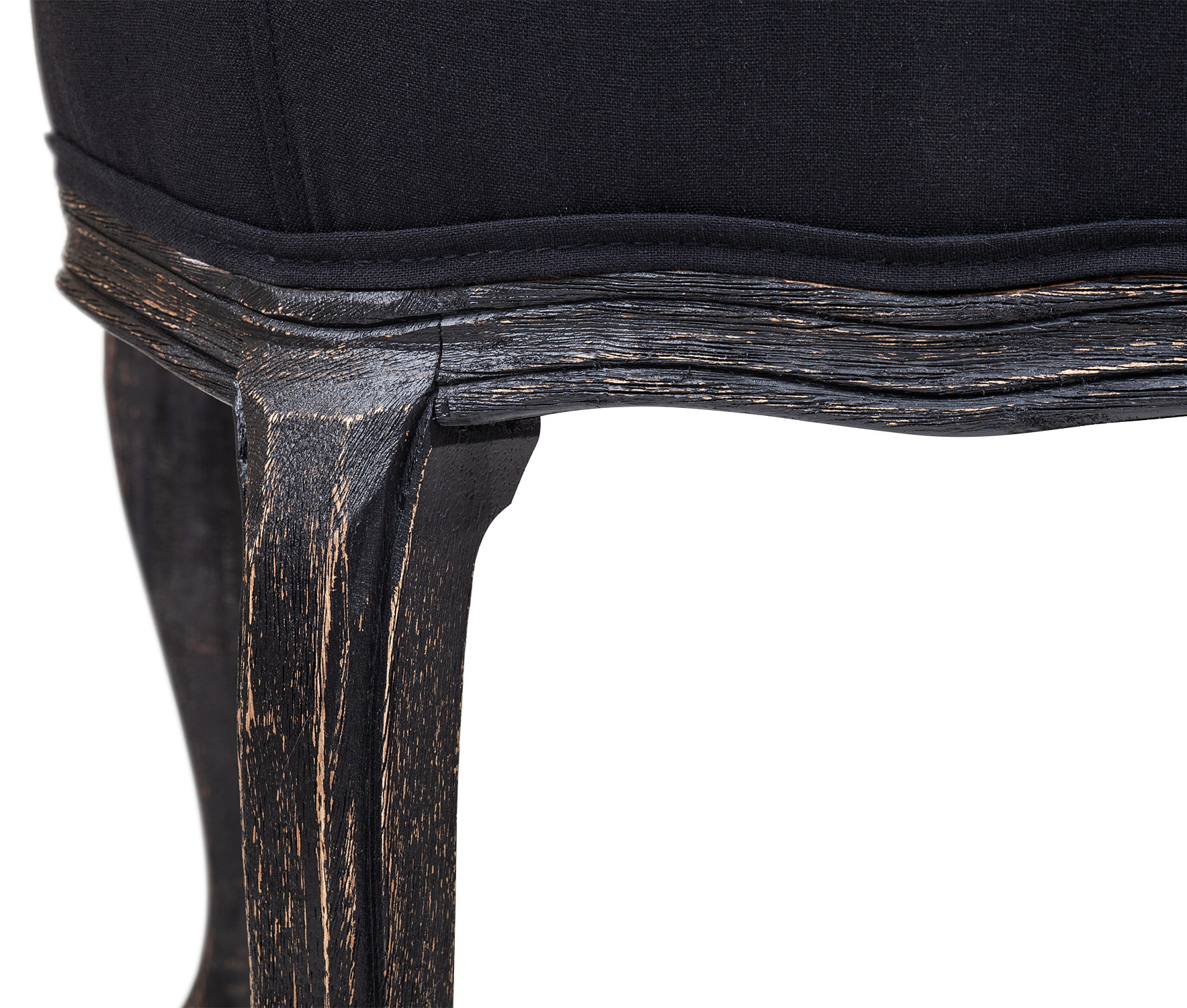 фото Низкое кресло ретро Kandy Black Old