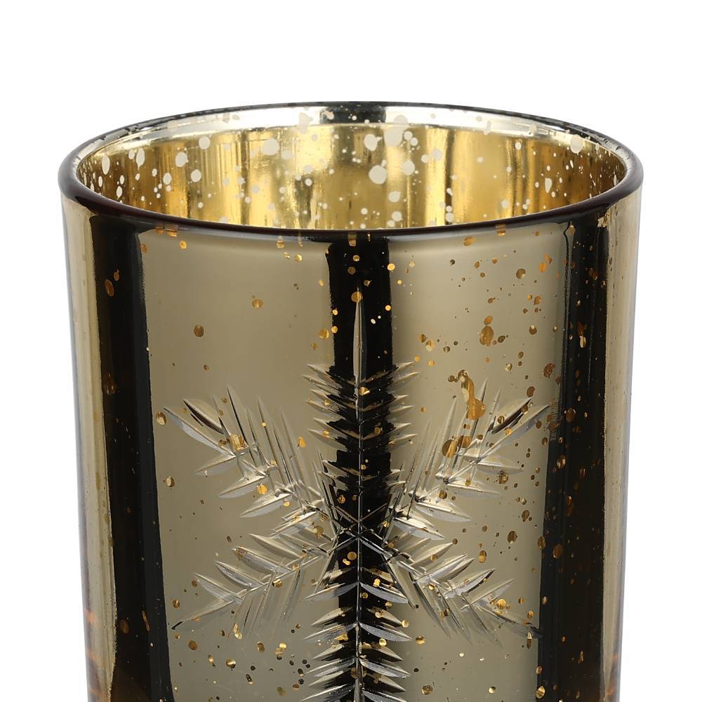 422498 Подсвечник рождественский LUKUT, стекло/золото, 70?80х70 мм в интернет-магазине в Москве 422498 Подсвечник рождественский LUKUT, стекло/золото, 70?80х70 мм в интернет-магазине