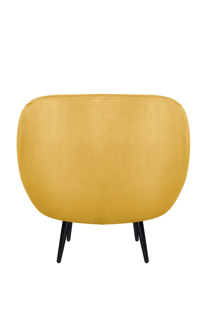 Мягкое кресло Benee Yellow на черных ножках в интернет-магазине в Москве Мягкое кресло Benee Yellow на черных ножках в интернет-магазине