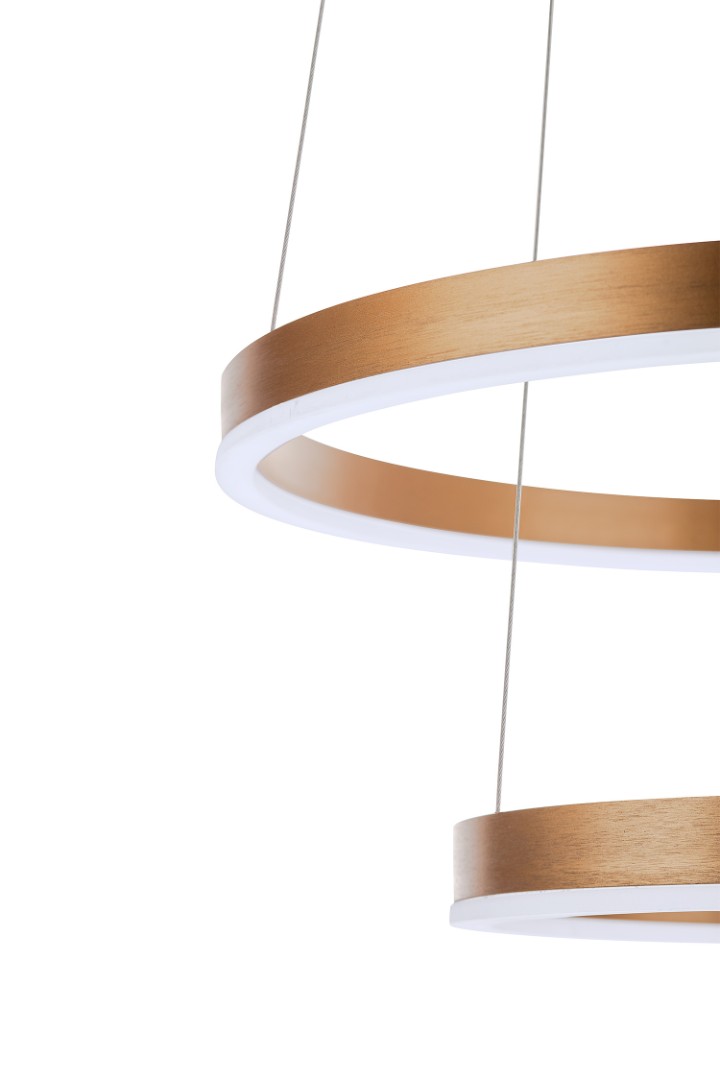 фото Люстра Orblaze 2 rings 600 gold