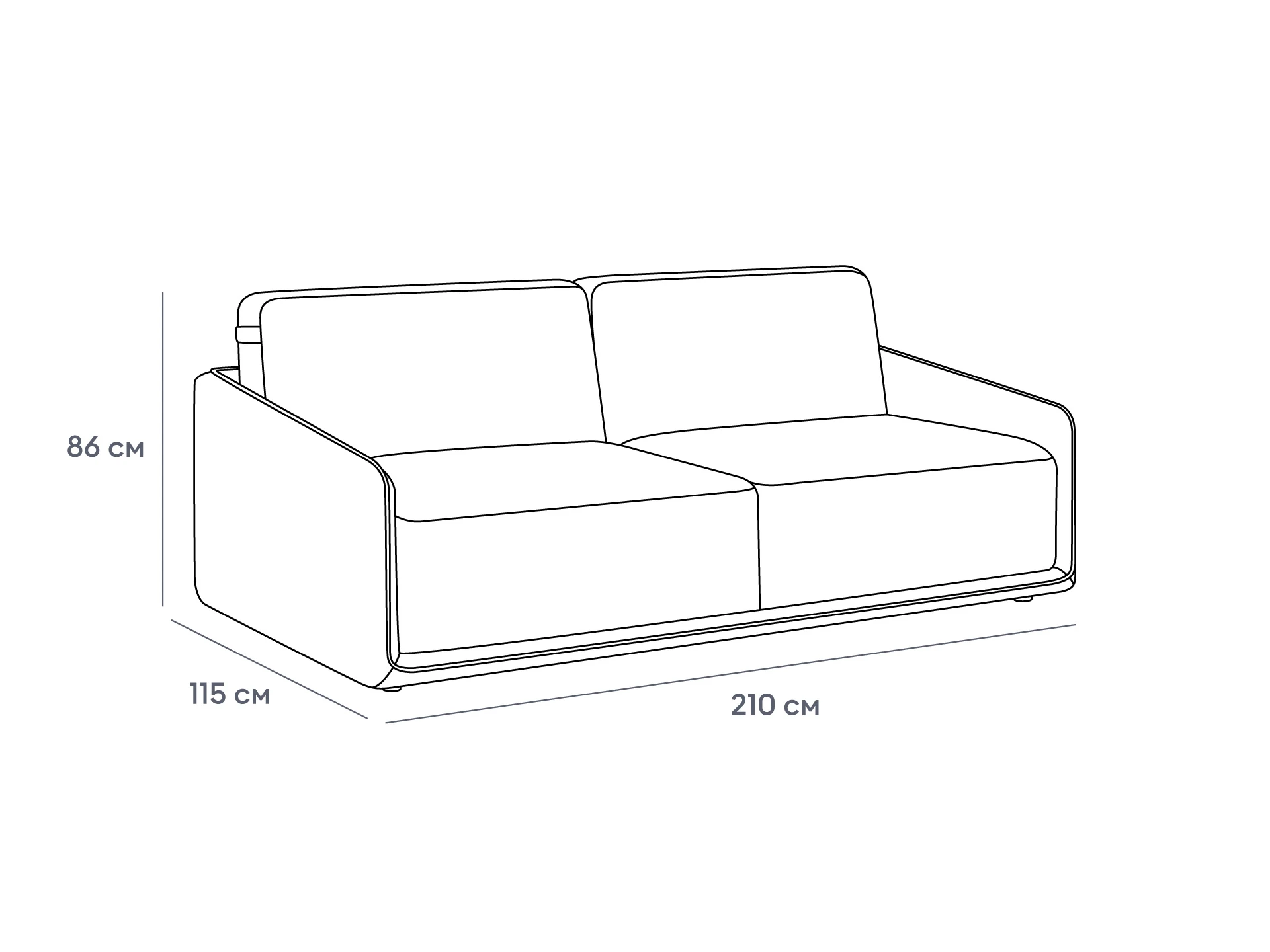 фото Диван Toronto в интерьере в Москве фото Диван Toronto в интерьере