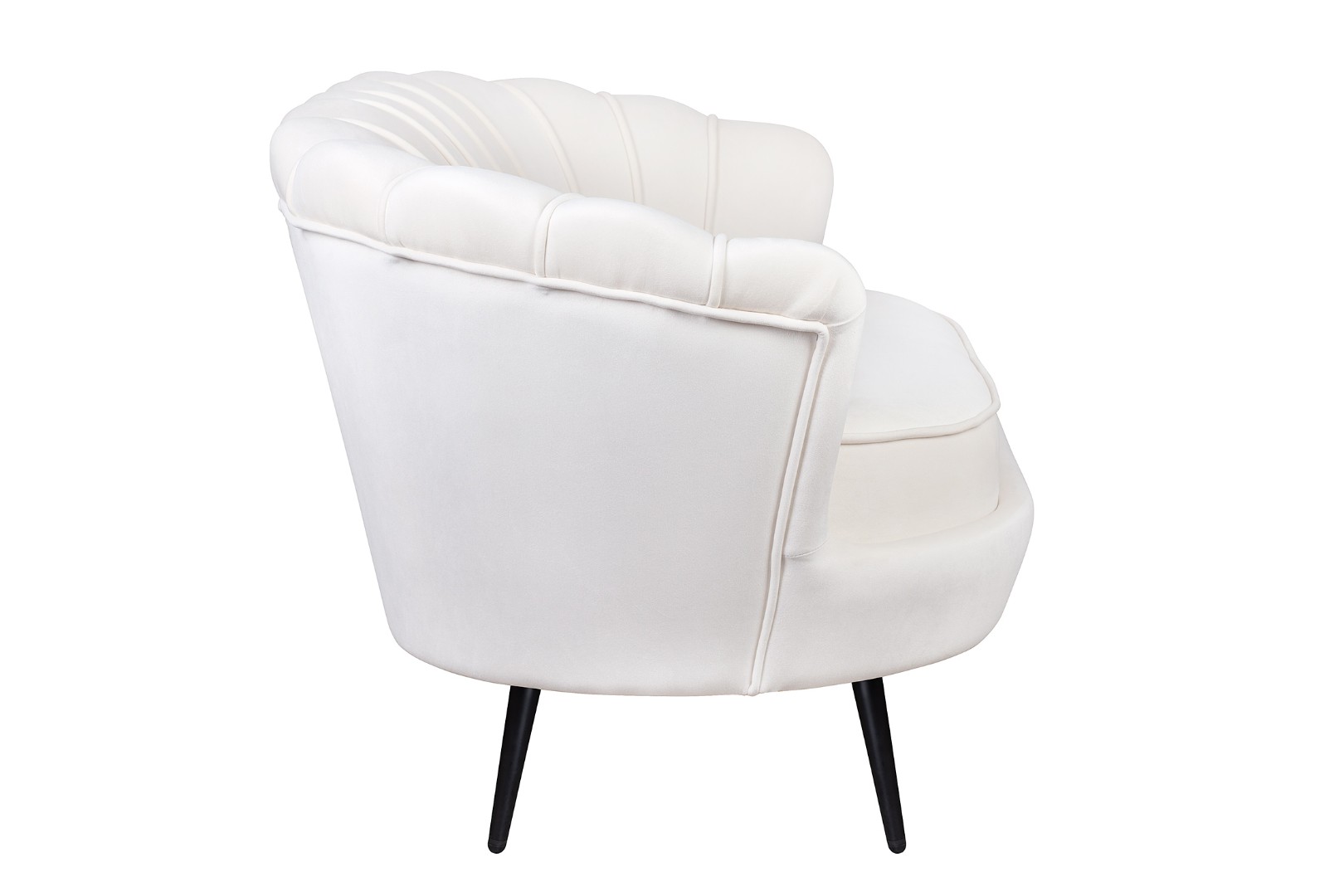 заказать Диван ракушка Pearl Double Beige на черных ножках в Москве заказать Диван ракушка Pearl Double Beige на черных ножках