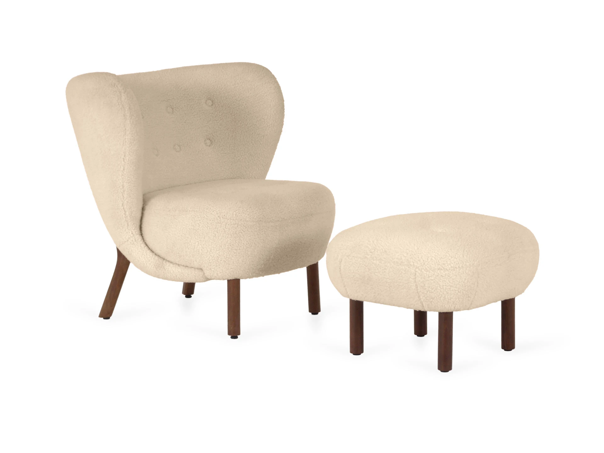 фото Пуф Lounge Wood в интерьере