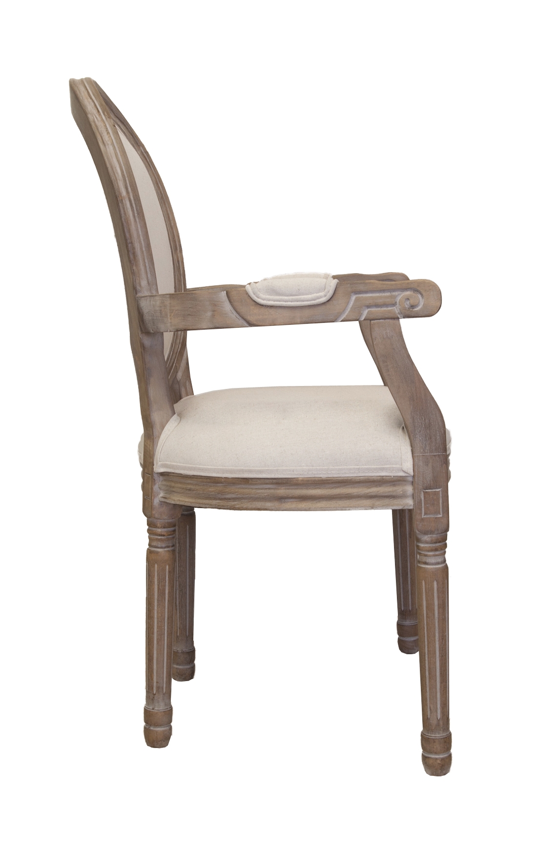купить Мягкий стул с подлокотниками Volker Arm Beige