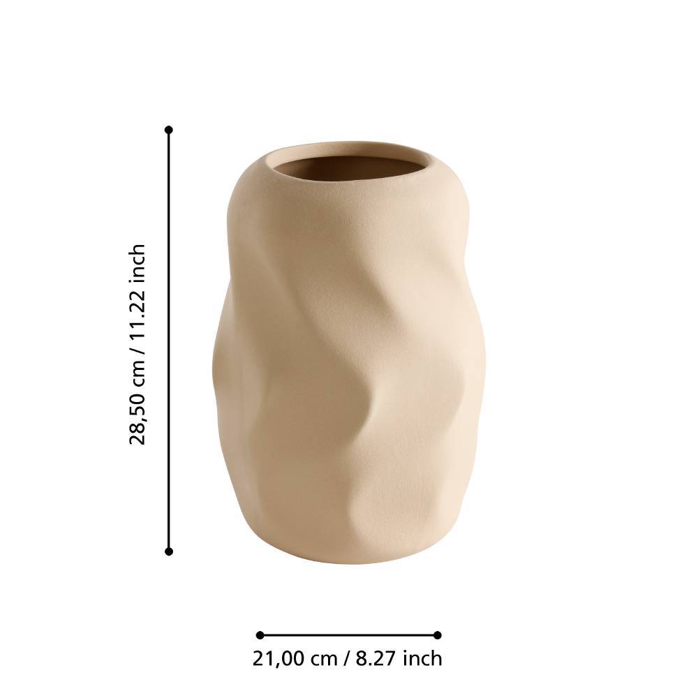 421122 Ваза декоративная PAYAO, H285, ?210, керамика, бежевый в интернет-магазине в Москве 421122 Ваза декоративная PAYAO, H285, ?210, керамика, бежевый в интернет-магазине