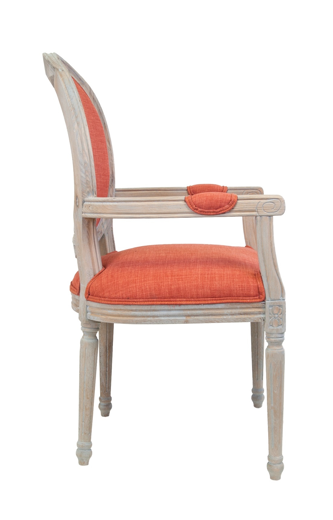 купить Мягкий стул с подлокотниками Diella Orange в Москве купить Мягкий стул с подлокотниками Diella Orange