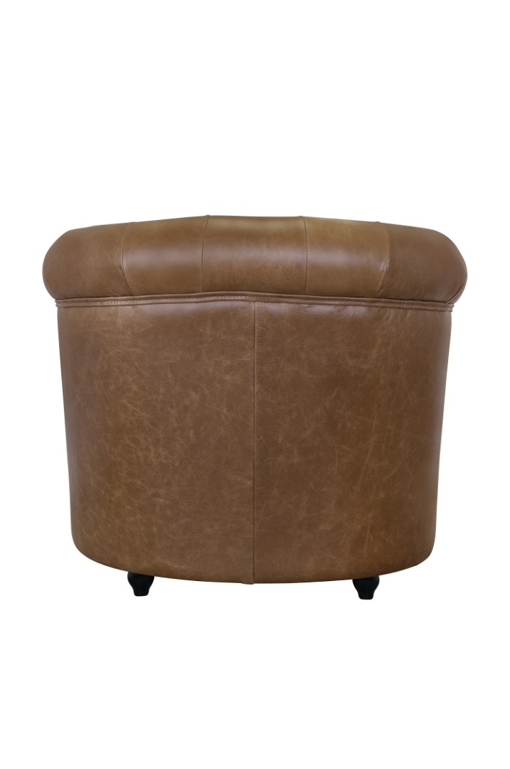 Кожаное кресло Karo Brown leather в интернет-магазине