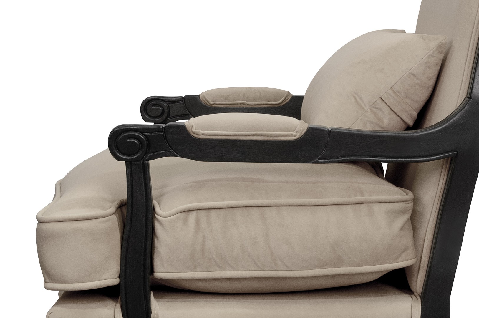 фото Мягкое кресло ретро Nitro Taupe