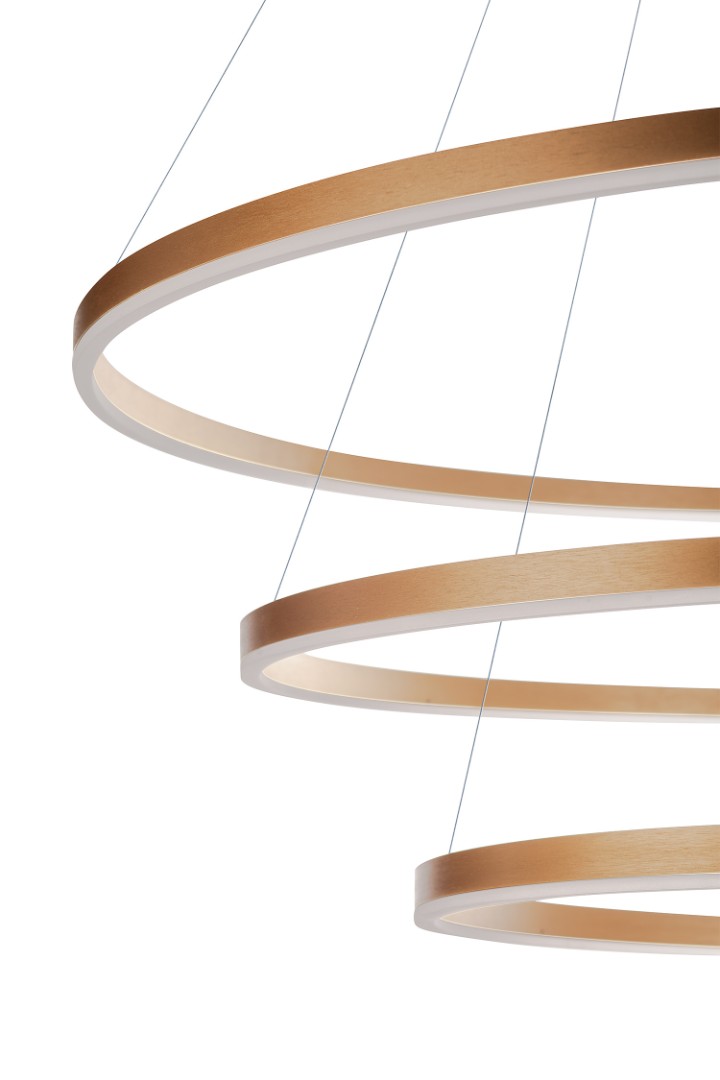 фото Люстра Orblaze 3 rings 800 gold в интерьере