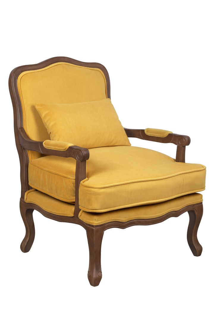 купить Мягкое полукресло с подлокотниками Nitro Yellow в Москве купить Мягкое полукресло с подлокотниками Nitro Yellow