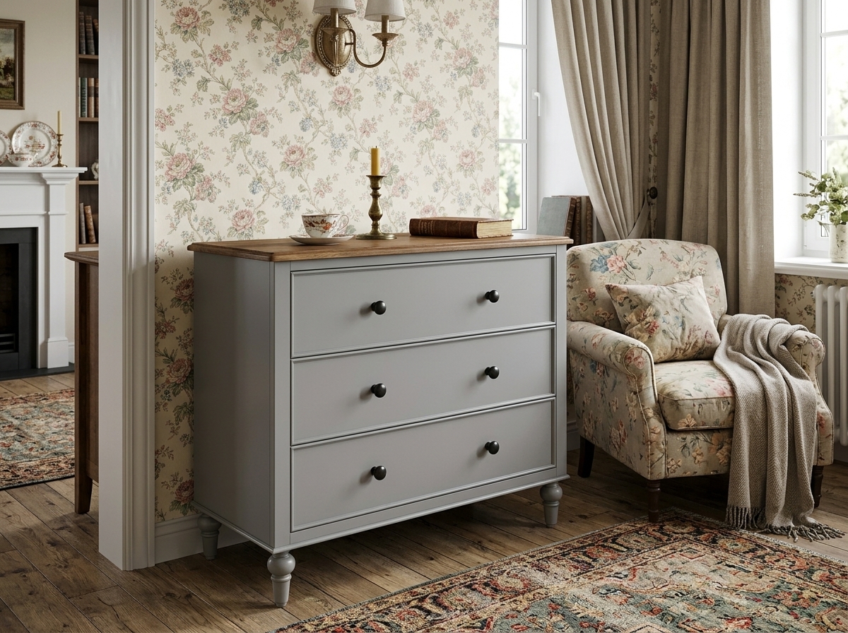 купить Комод 3 ящика "Одри (Odri)" арт od2135/7004