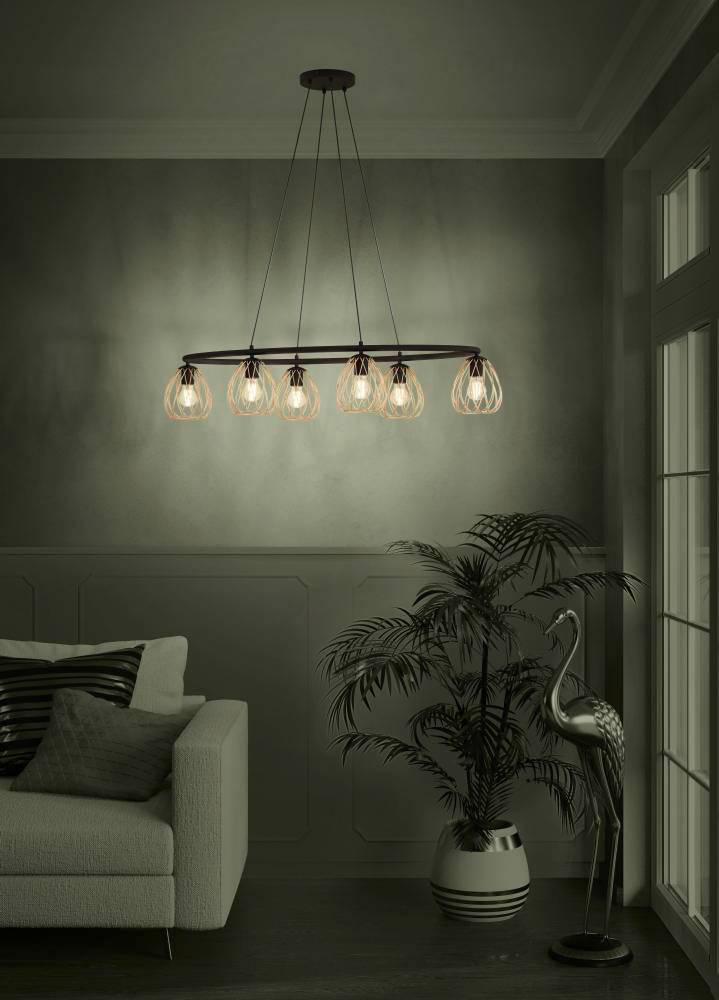 купить 390092 Подвесной потолочный светильник (люстра) JAZMINIA 1