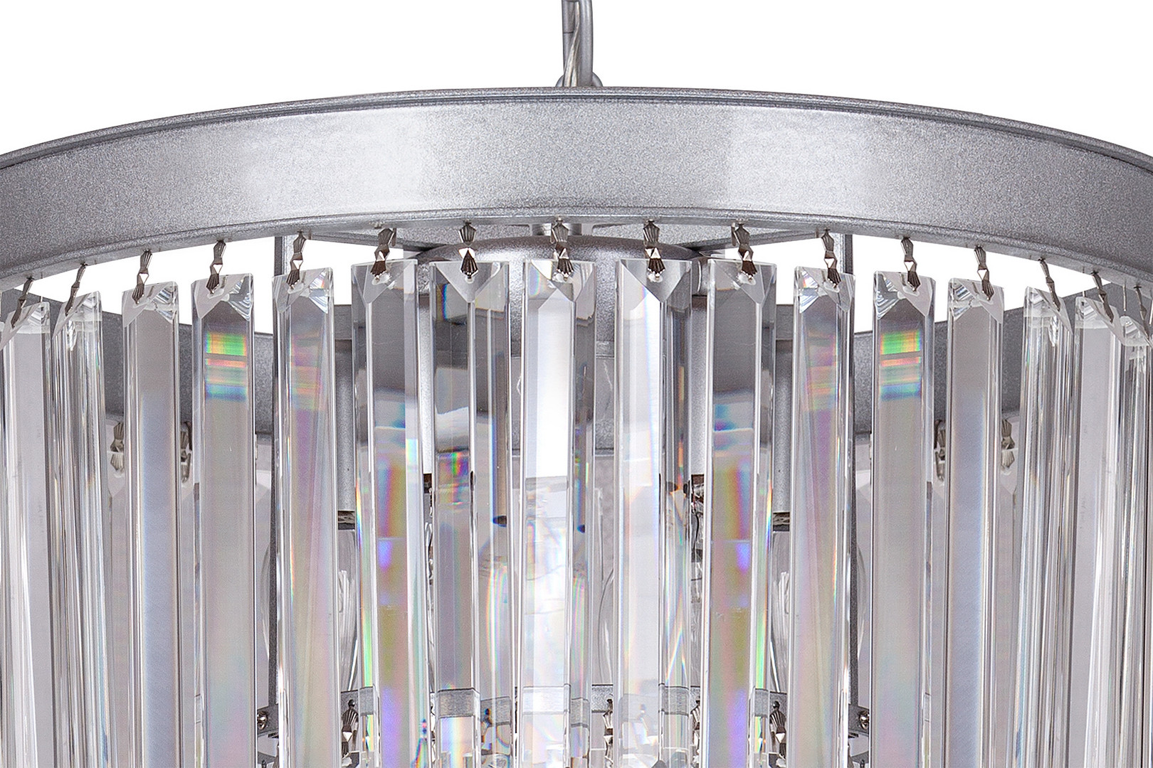 красивые Люстра Odeon 2 Rings Silver на заказ