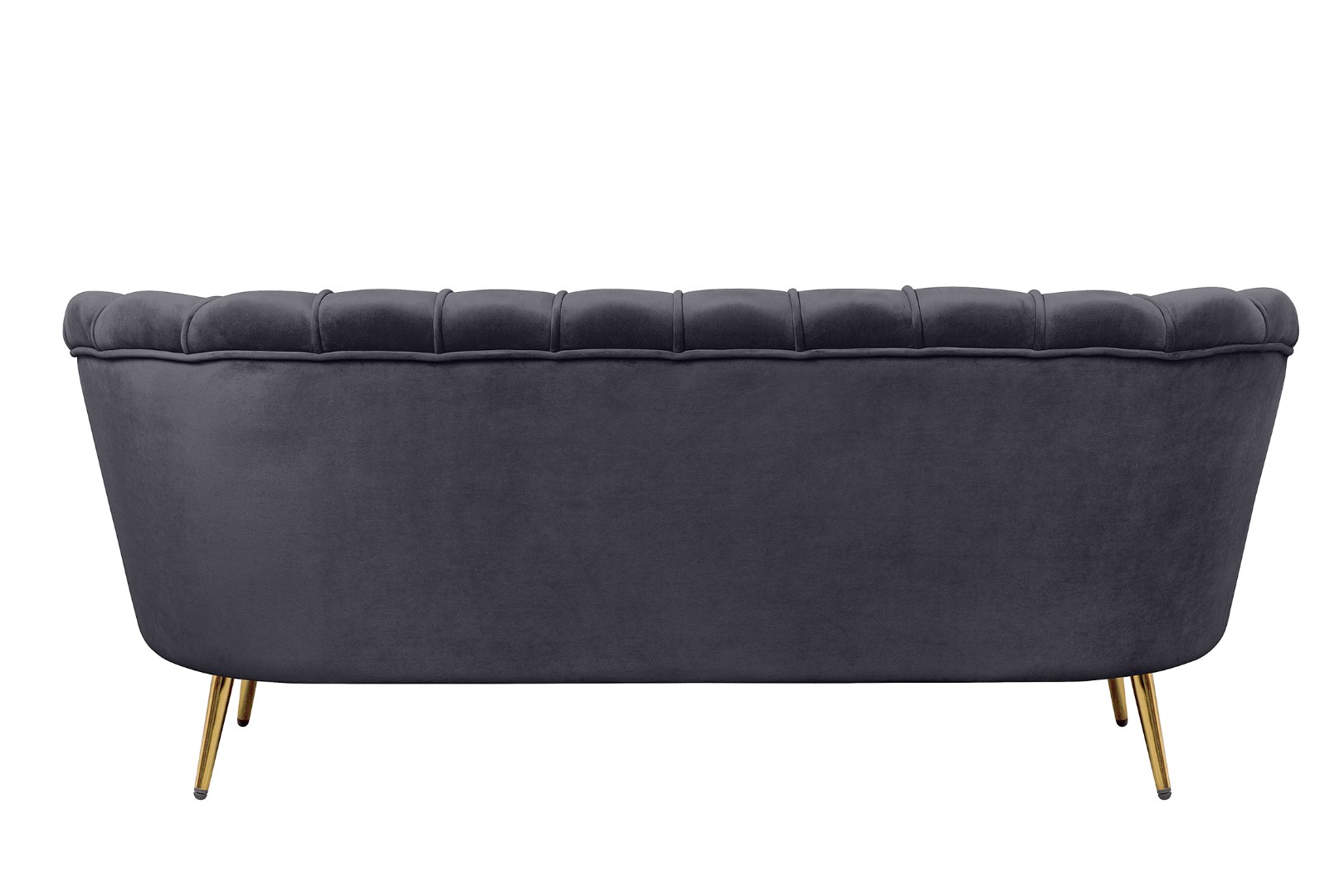 Трехместный диван ракушка для гостиниц Pearl Triple Black в интернет-магазине