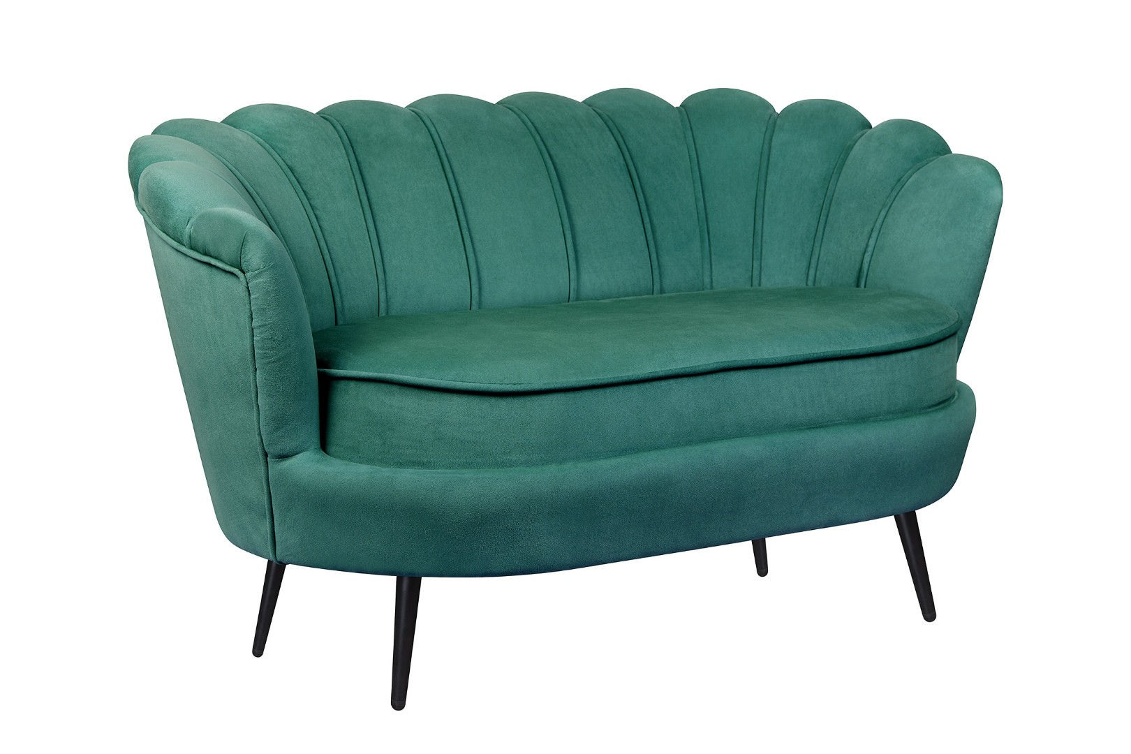 купить Дизайнерский диван Pearl Double Green V2 на черных ножках в Москве купить Дизайнерский диван Pearl Double Green V2 на черных ножках
