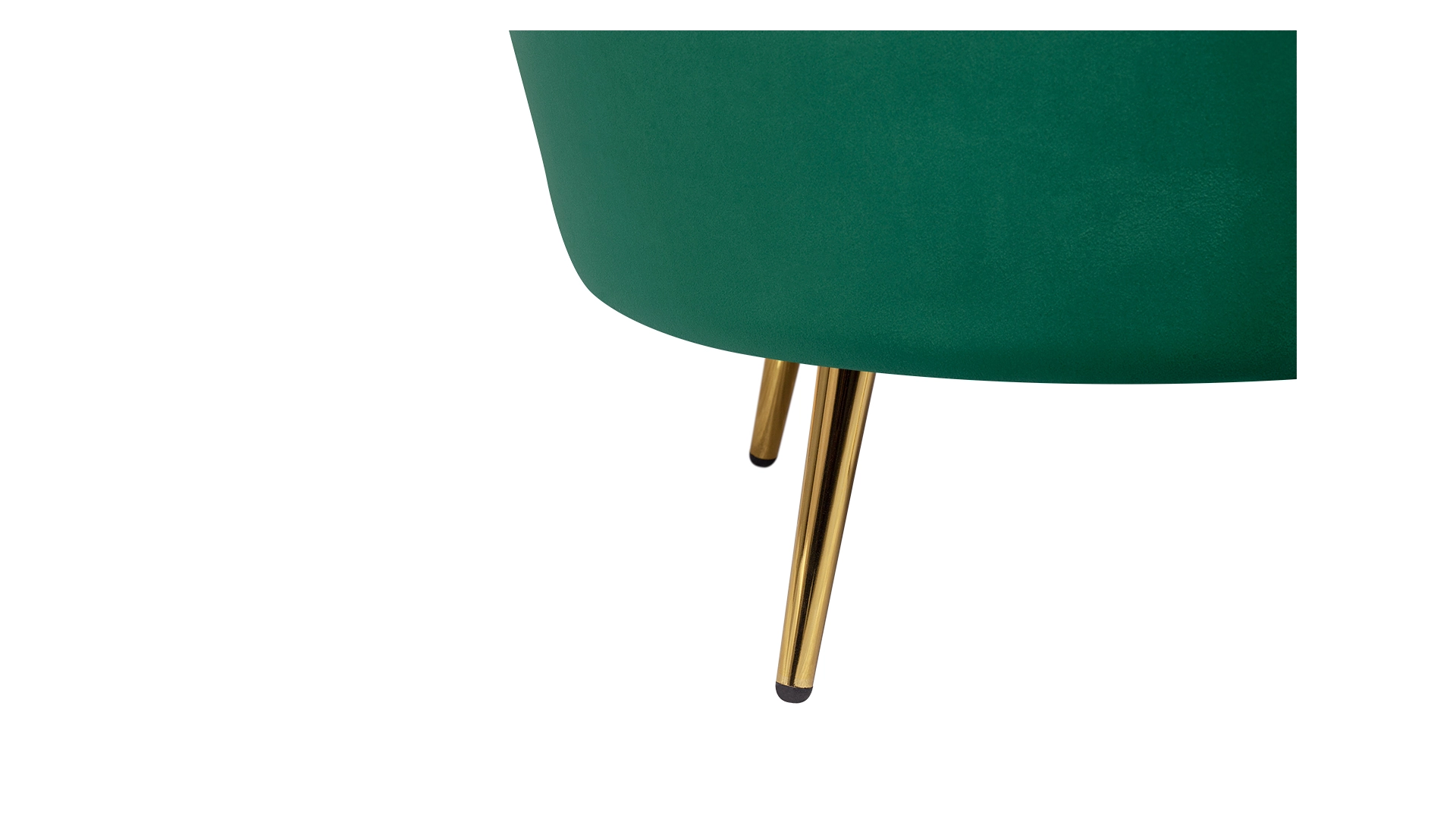 Кресло с пуфом ракушка Pearl Green V2 в интерьере