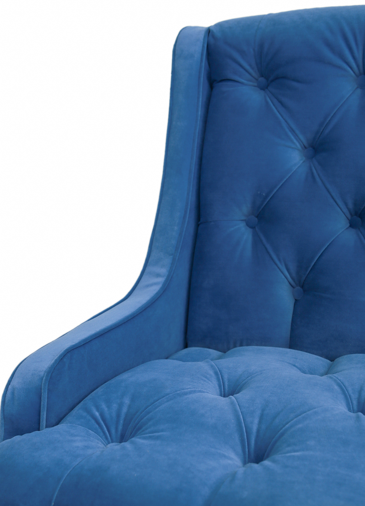 фото Прямой двухместный американский диван Sommet синий