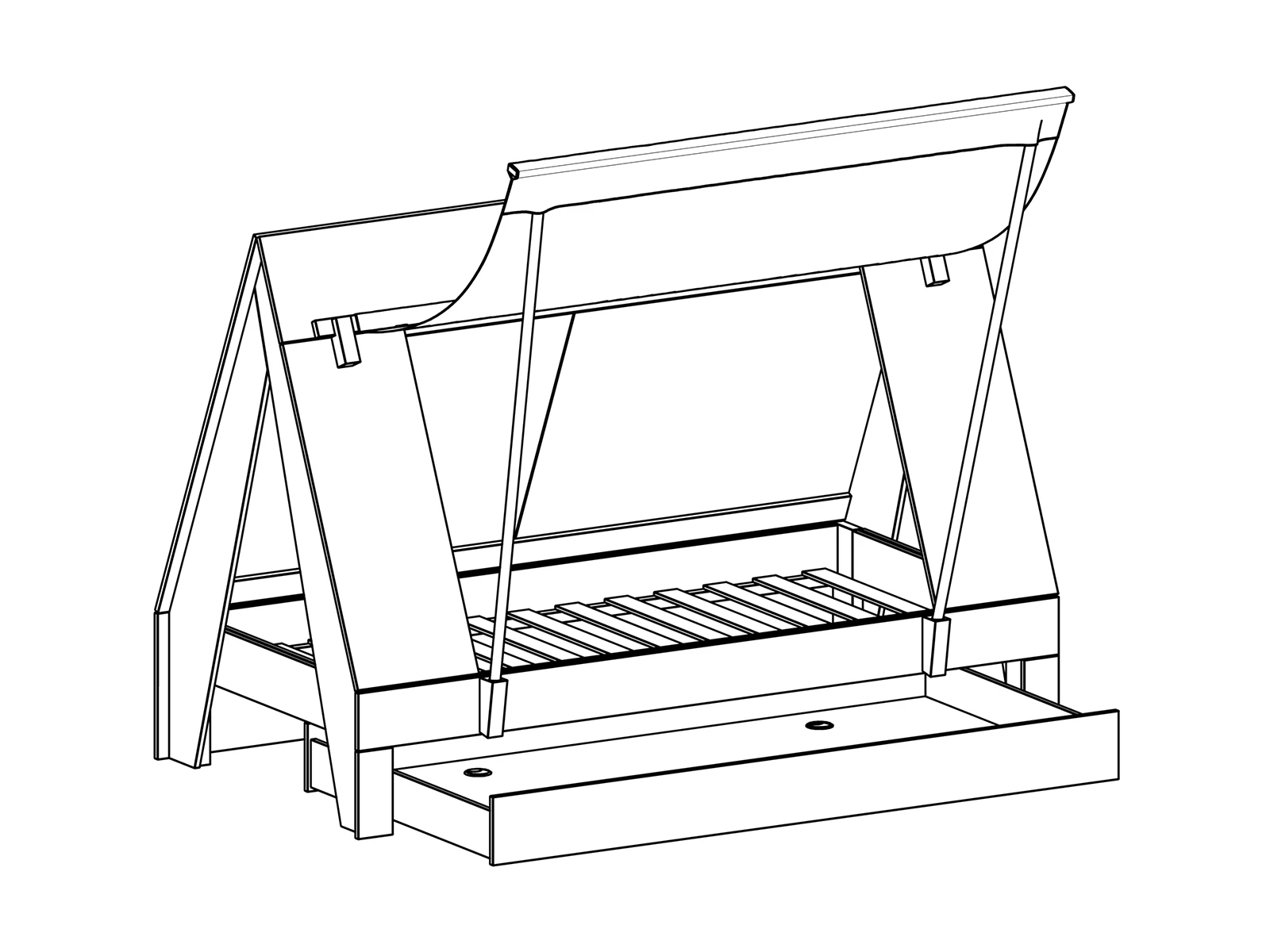 Кровать Campi в интернет-магазине