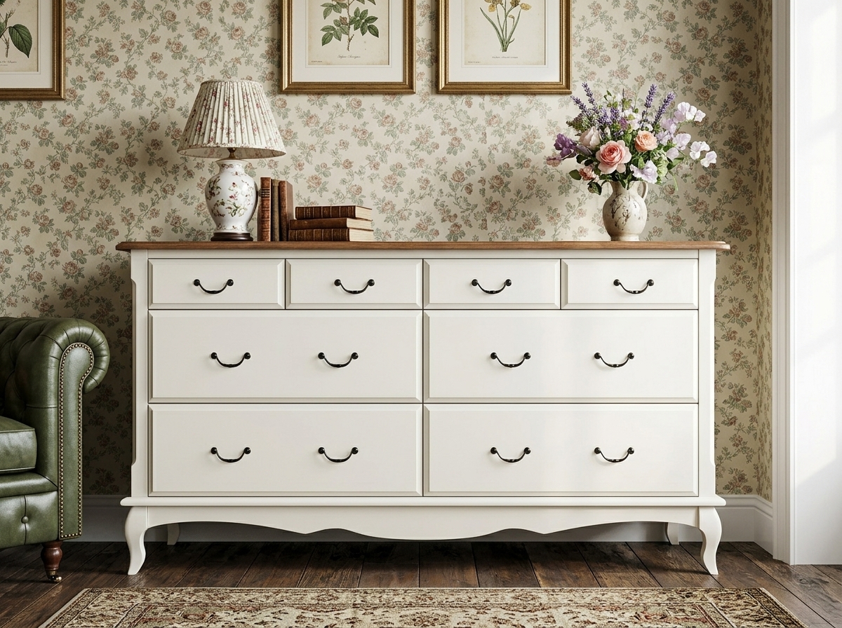 купить Большой комод "Леонтина (Leontina)" на восемь ящиков арт ST9335/2