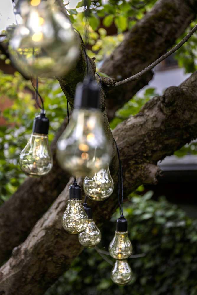 купить Уличные огоньки LIBISA, LED 10X0,006W, IP44, L4050, B57, H110, пластик, черный полупрозрачный