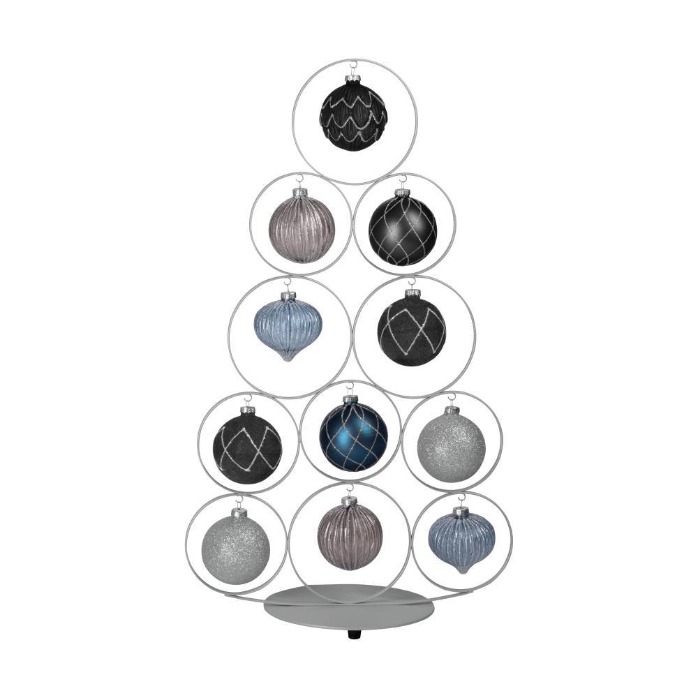 купить 427417 Рождественское украшение в виде ели, BALLYMENA, H-660, металл, серебряный