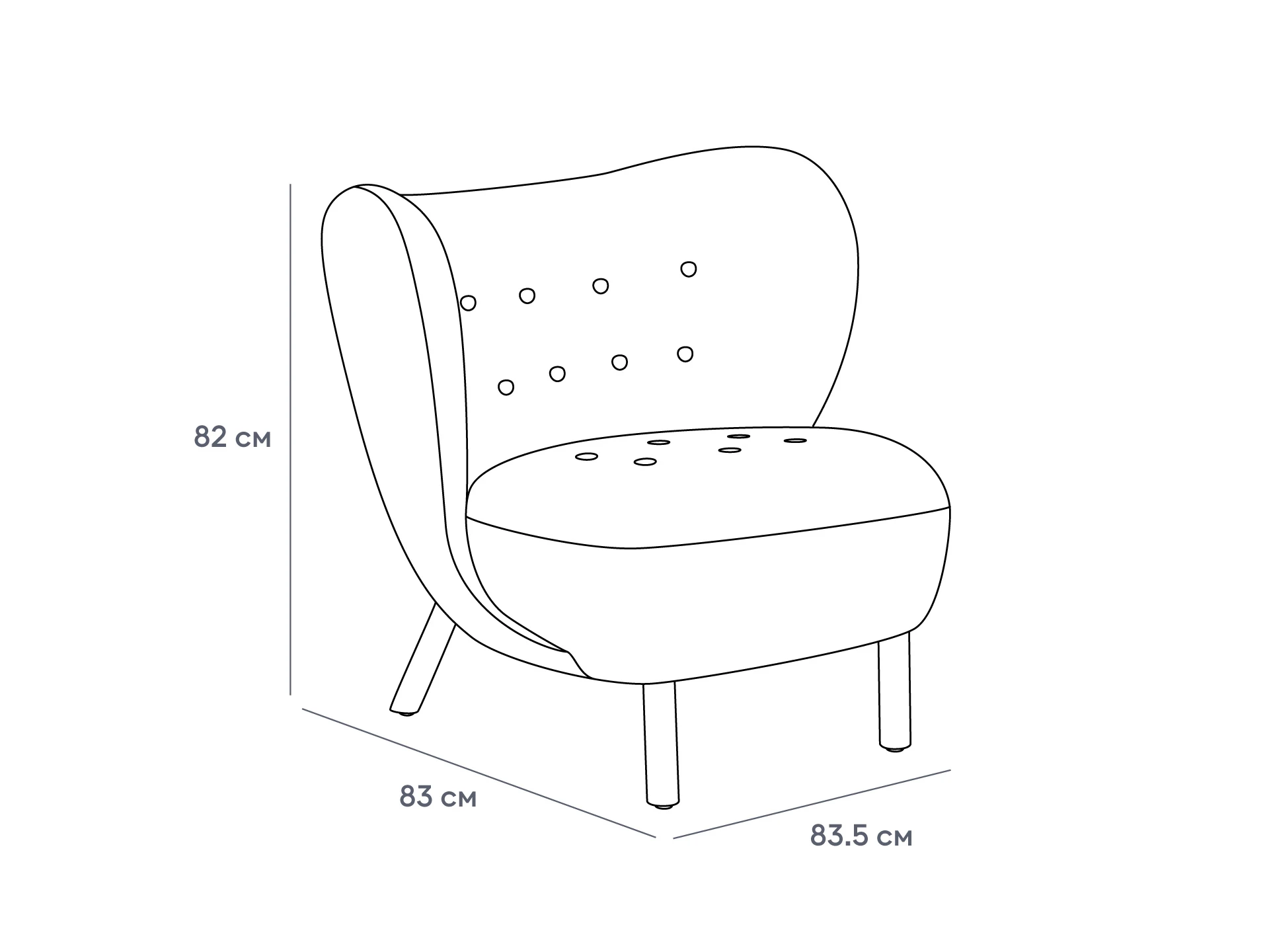 заказать Кресло Lounge Wood в интернет-магазине