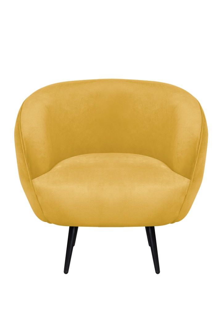 купить Мягкое кресло Benee Yellow на черных ножках в Москве купить Мягкое кресло Benee Yellow на черных ножках