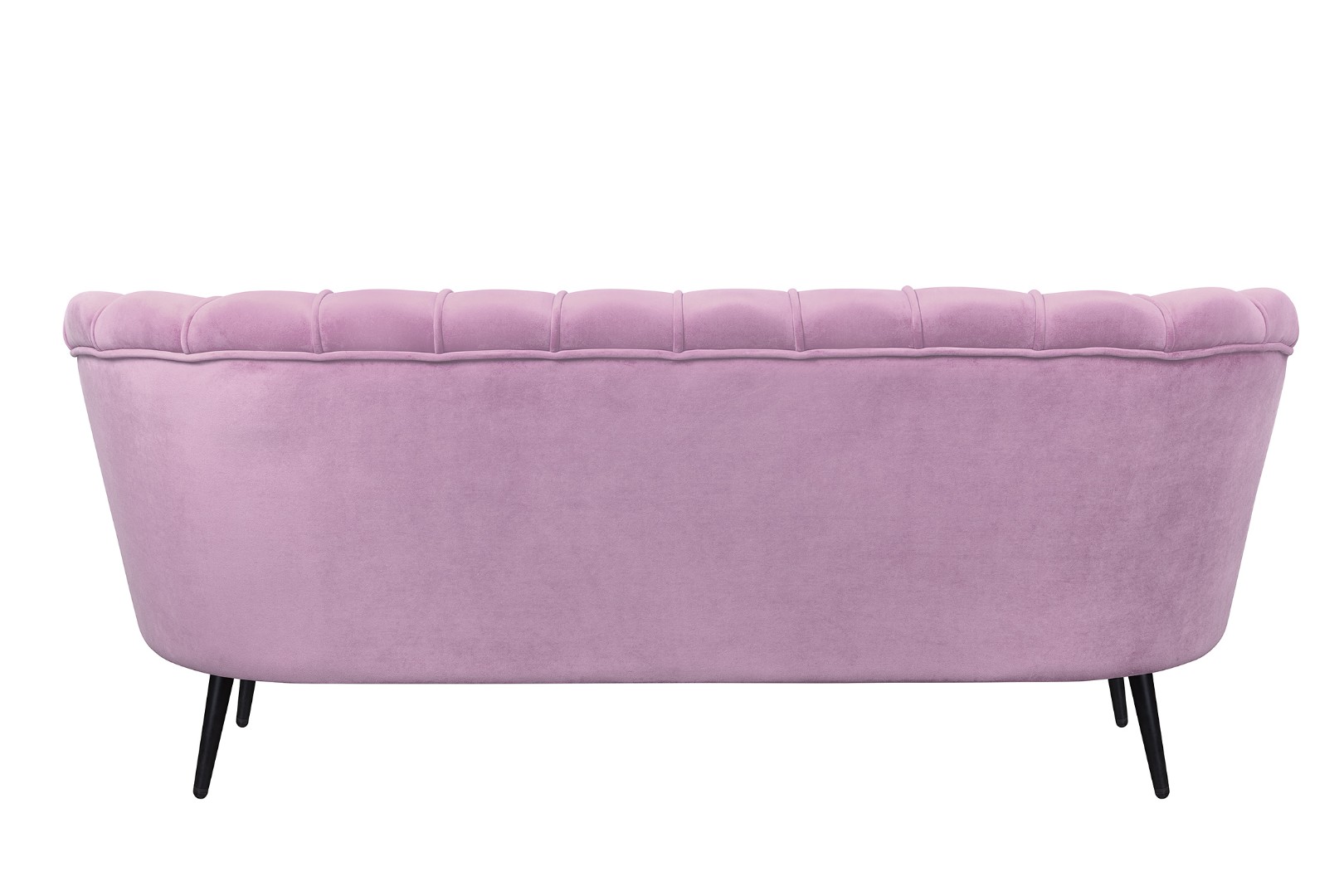 Диван ракушка Pearl Triple Pink на черных ножках в интернет-магазине в Москве Диван ракушка Pearl Triple Pink на черных ножках в интернет-магазине