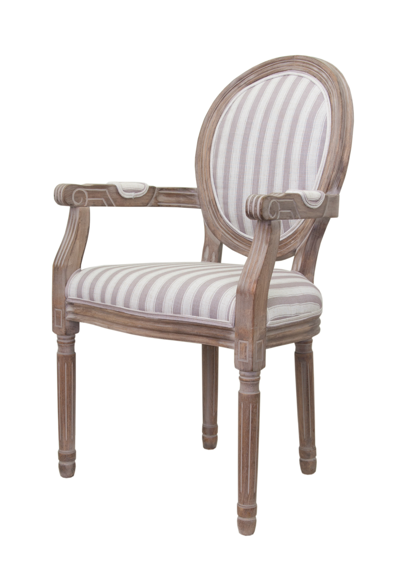 Мягкий стул с подлокотниками Volker Arm Pinstripe в интернет-магазине